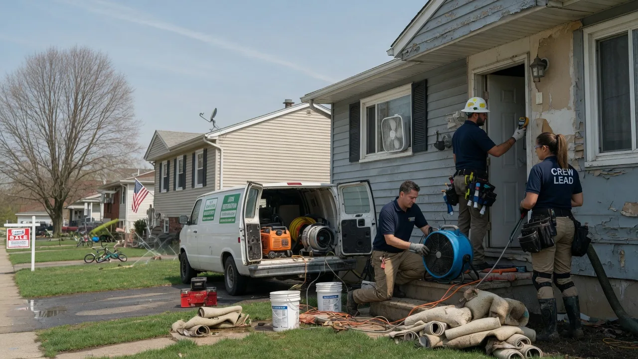 Flood Cleanup in Ottine, TX near me