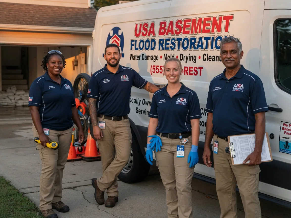Basement Flood Cleanup company in Ottine, TX