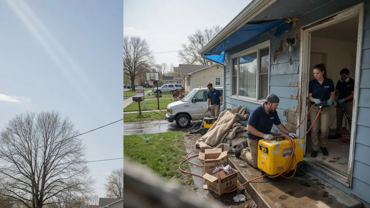 Basement Flood Cleanup in Ottine, TX near me